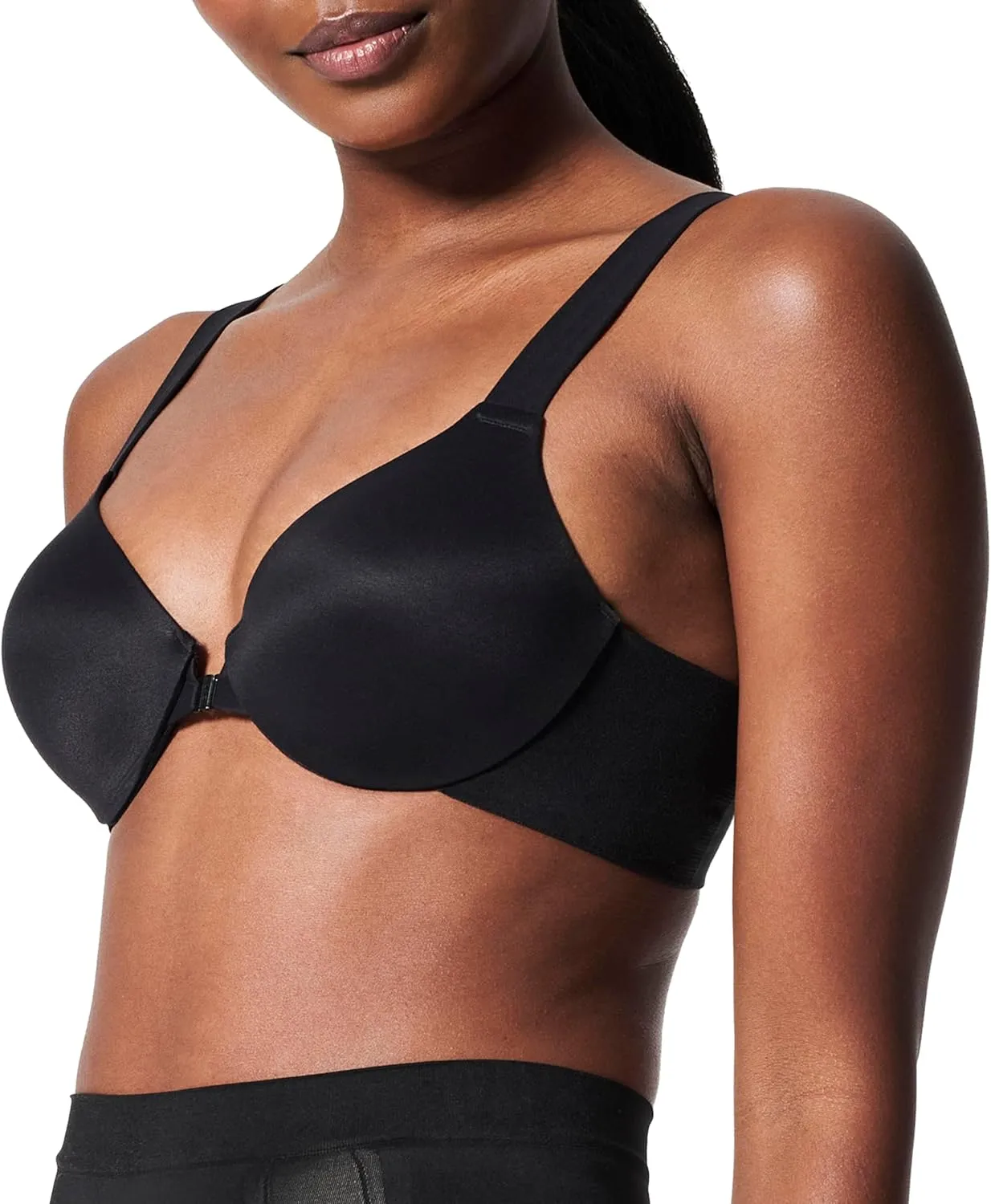 SPANXsmooth Bra-Llelujah! Lightly Lined Full Coverage - T-Shirt Bra - Front Closure - Hosiery Back - Smart Stretch Straps