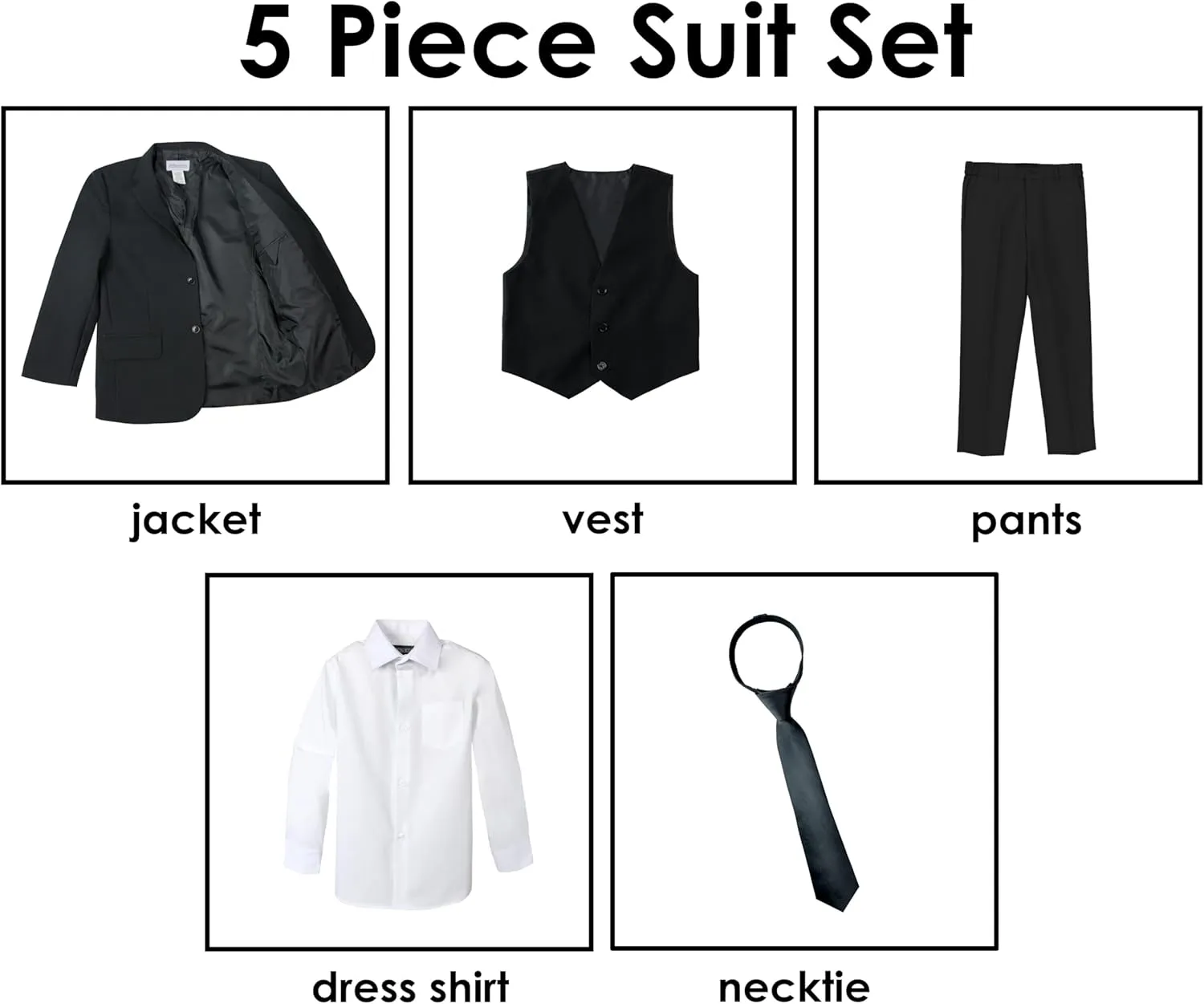 Spring Notion Big Boys' Modern Fit Dress Suit Set