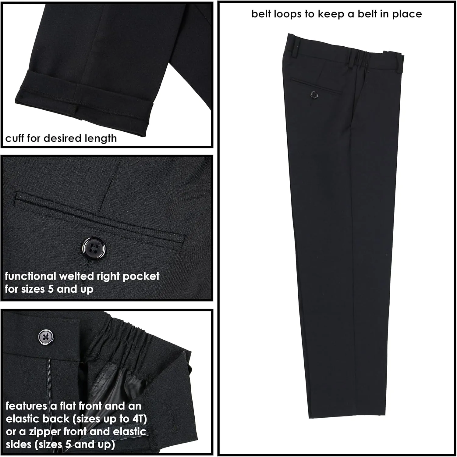 Spring Notion Big Boys' Modern Fit Dress Suit Set