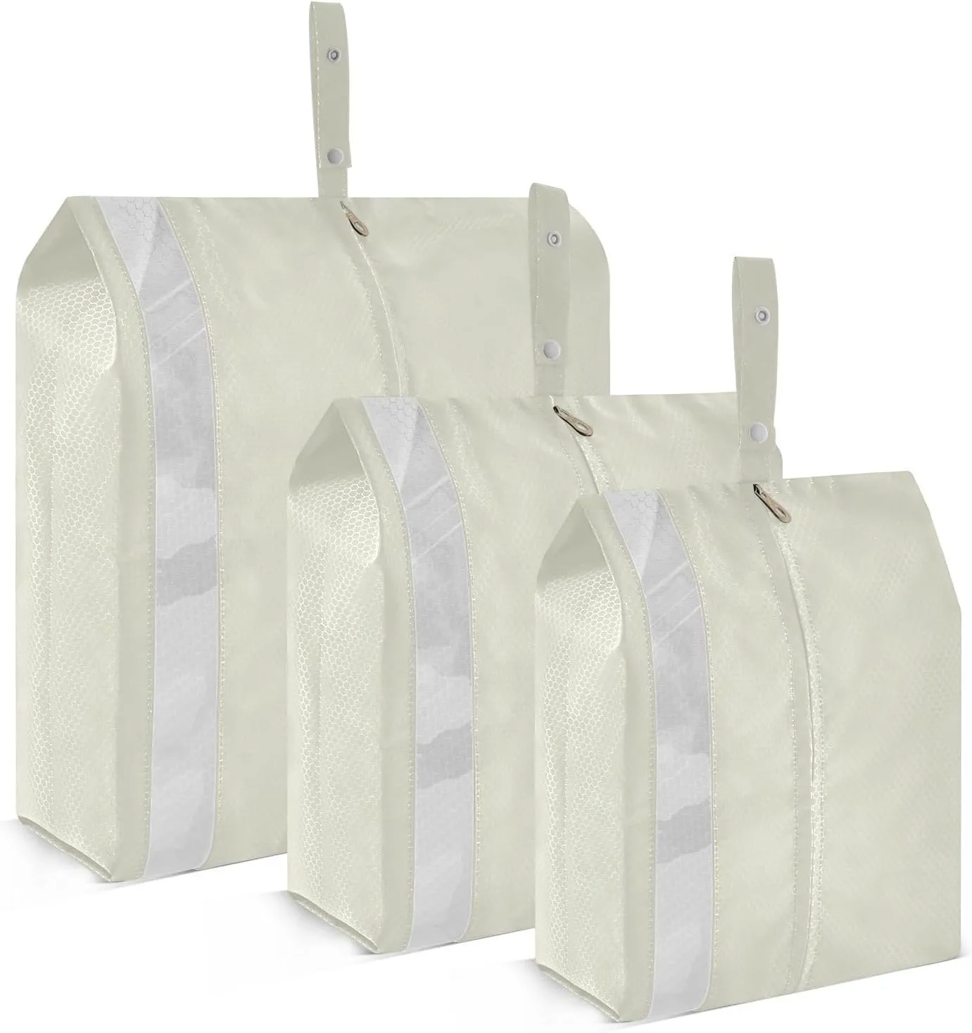 SPRIPORT Beige 3 Set Compression Packing Cubes for Travel Lightweight Luggage Organizer Bags for Carry on Suitcase Travel Cubes for Vacation Woman Man Clothes
