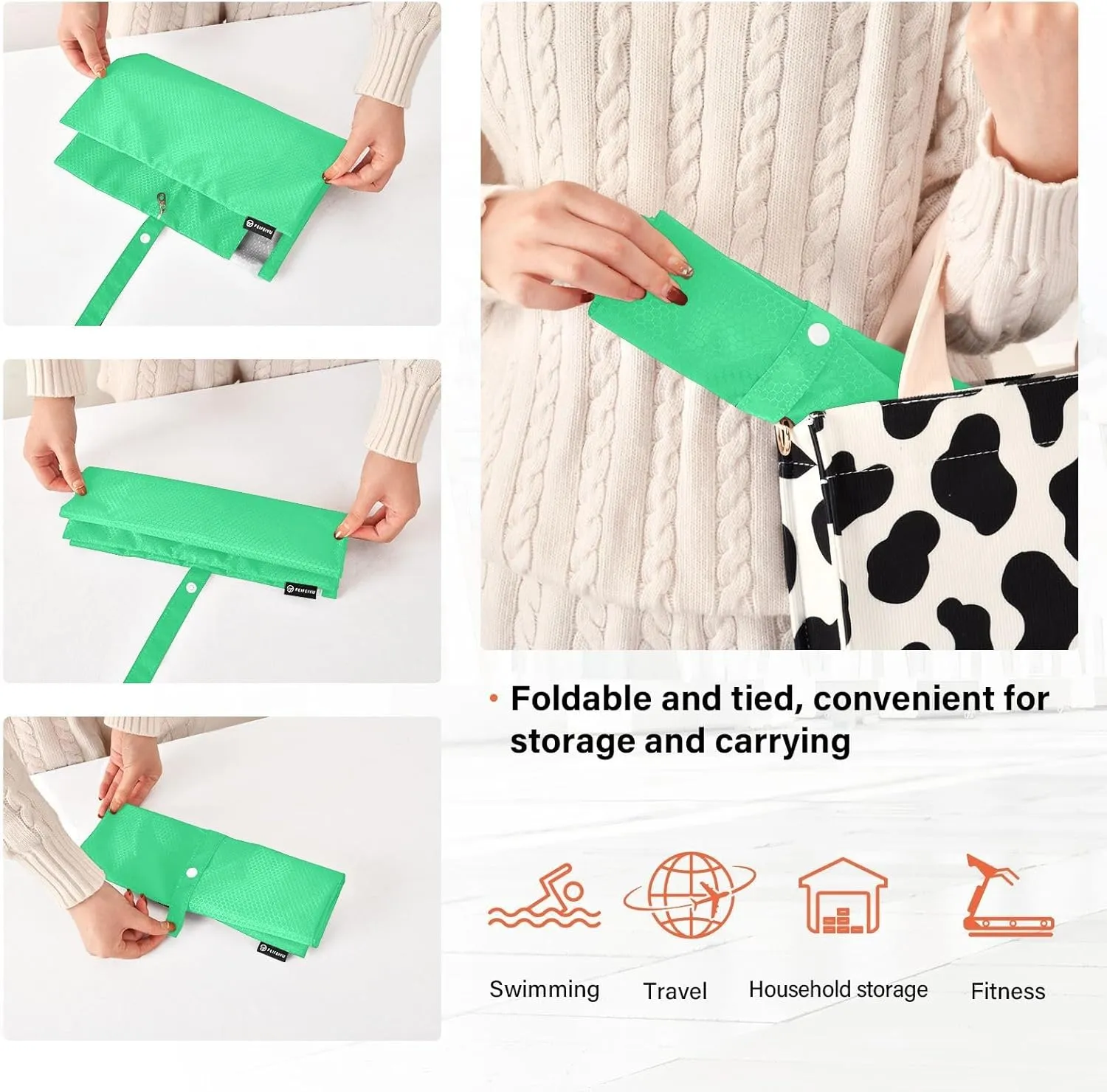 SPRIPORT Bright Green 3 Set Compression Packing Cubes for Travel Lightweight Luggage Organizer Bags for Carry on Suitcase Travel Accessories for Woman Man Clothes Vacation