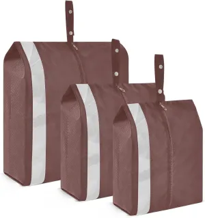 SPRIPORT Burgundy 3 Set Compression Packing Cubes for Travel Lightweight Luggage Organizer Bags for Carry on Suitcase Travel Cubes for Vacation Woman Man Clothes