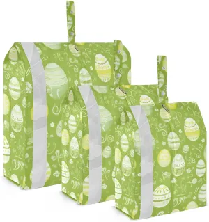 SPRIPORT Easter Eggs 3 Set Compression Packing Cubes for Travel Lightweight Luggage Organizer Bags for Carry on Suitcase Travel Cubes for Vacation Woman Man Clothes