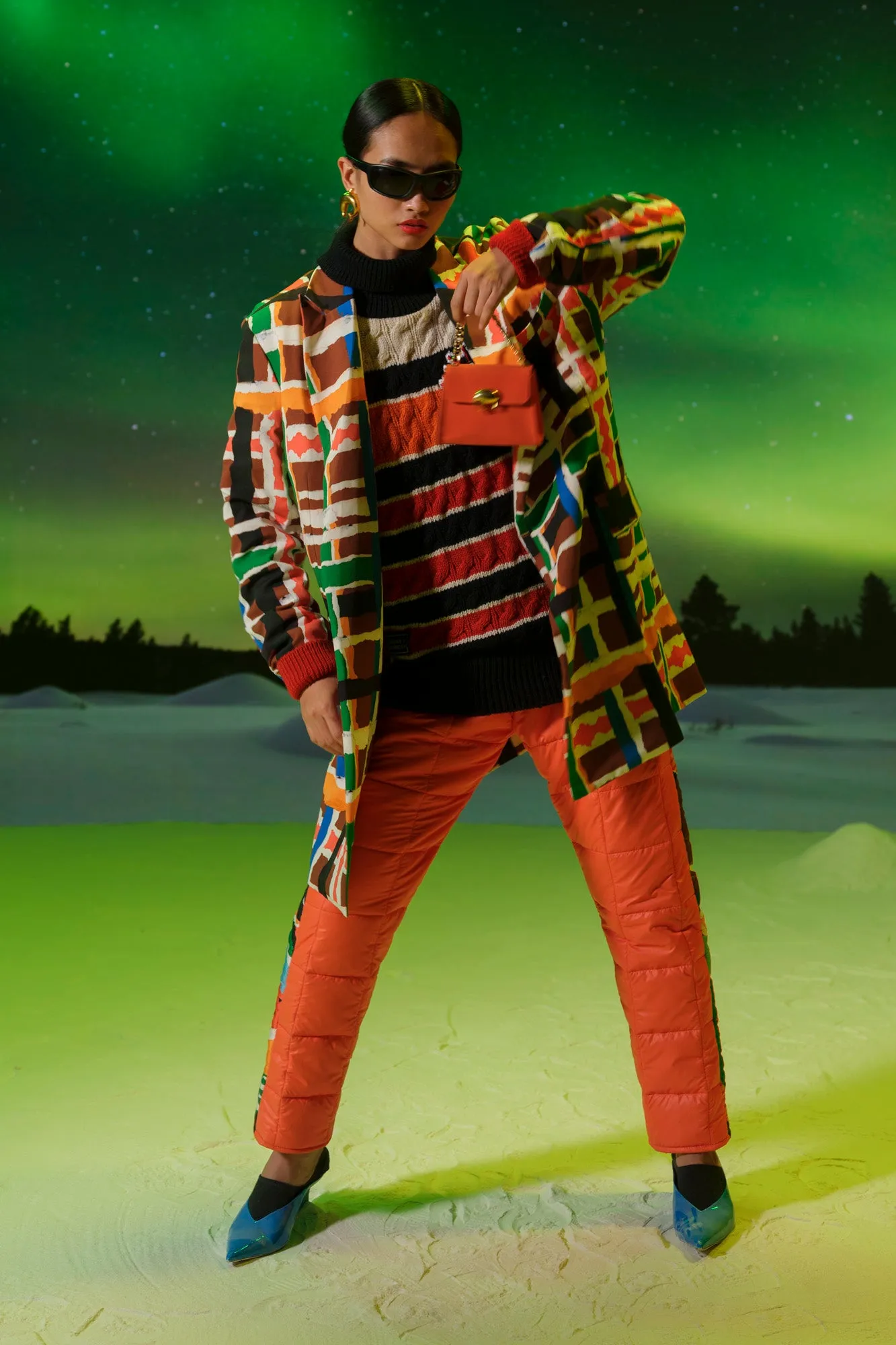 Striped Jumper with Volt Patch