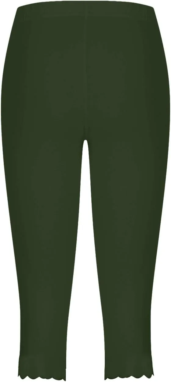 TARIENDY Capri Leggings for Women 2025 Trendy High Waist Workout Pants Tummy Control Loose Comfy Yoga Sweatpants Trouser