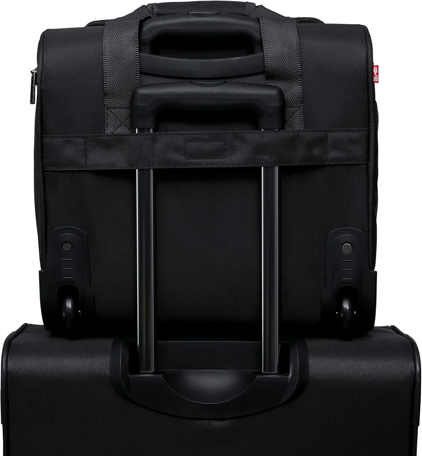 TPRC Smart Under Seat Carry-On Luggage with USB Charging Port, Black, Underseater 15-Inch
