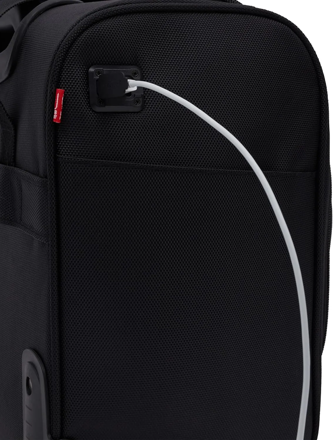 TPRC Smart Under Seat Carry-On Luggage with USB Charging Port, Black, Underseater 15-Inch