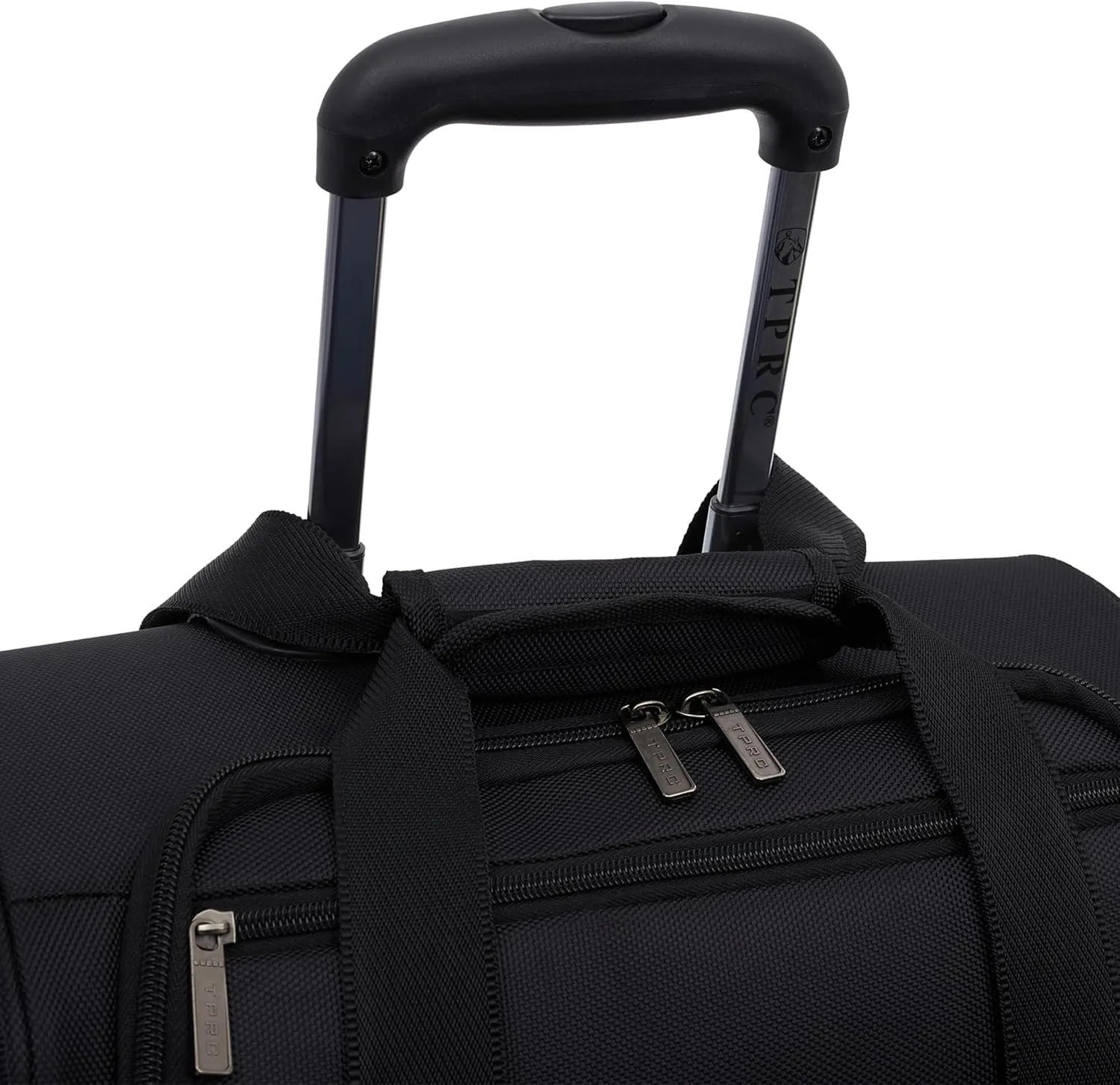 TPRC Smart Under Seat Carry-On Luggage with USB Charging Port, Black, Underseater 15-Inch