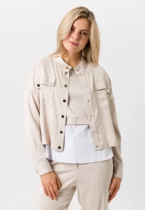 Tuzzi Gold Like Jacket With Elastic Hemline