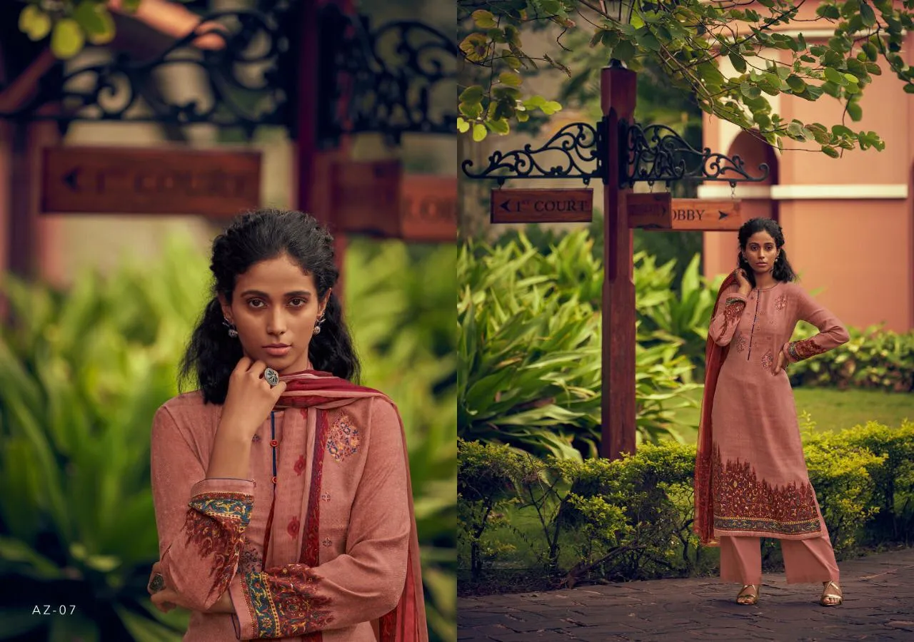 Varsha Fashion Presents Azra Pashmina Printed Fancy Designer Salwar Suits