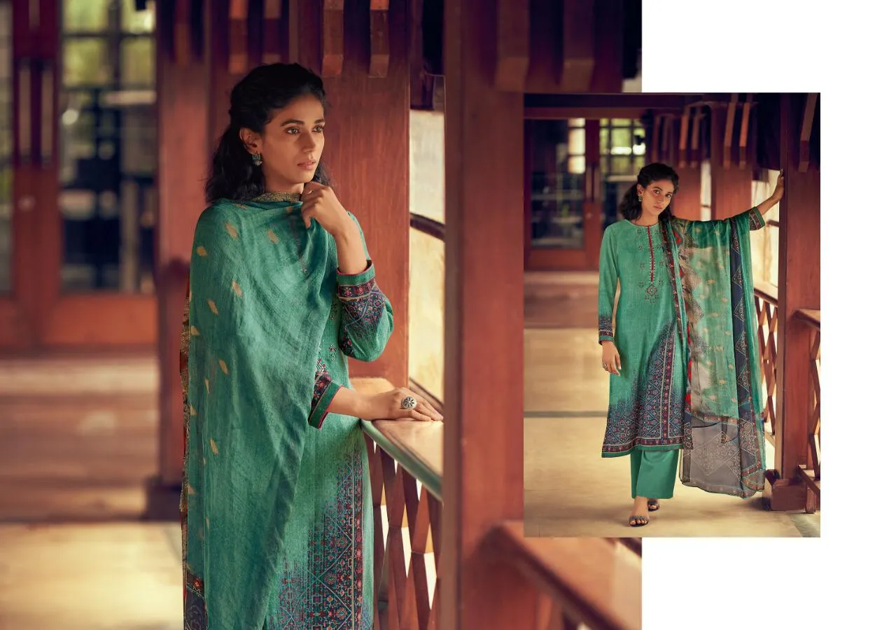 Varsha Fashion Presents Azra Pashmina Printed Fancy Designer Salwar Suits