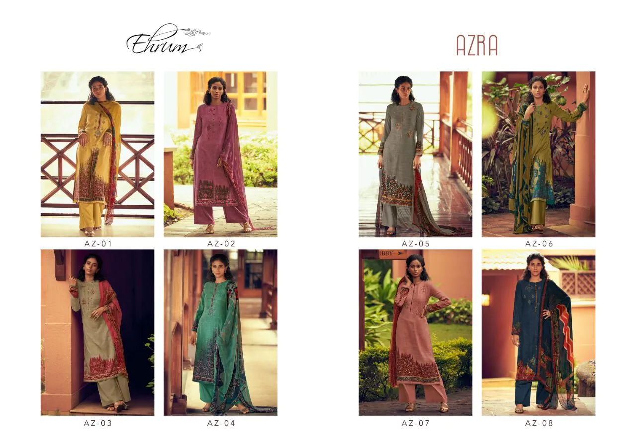 Varsha Fashion Presents Azra Pashmina Printed Fancy Designer Salwar Suits