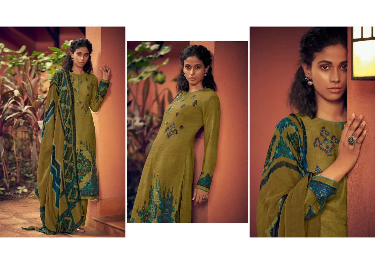 Varsha Fashion Presents Azra Pashmina Printed Fancy Designer Salwar Suits