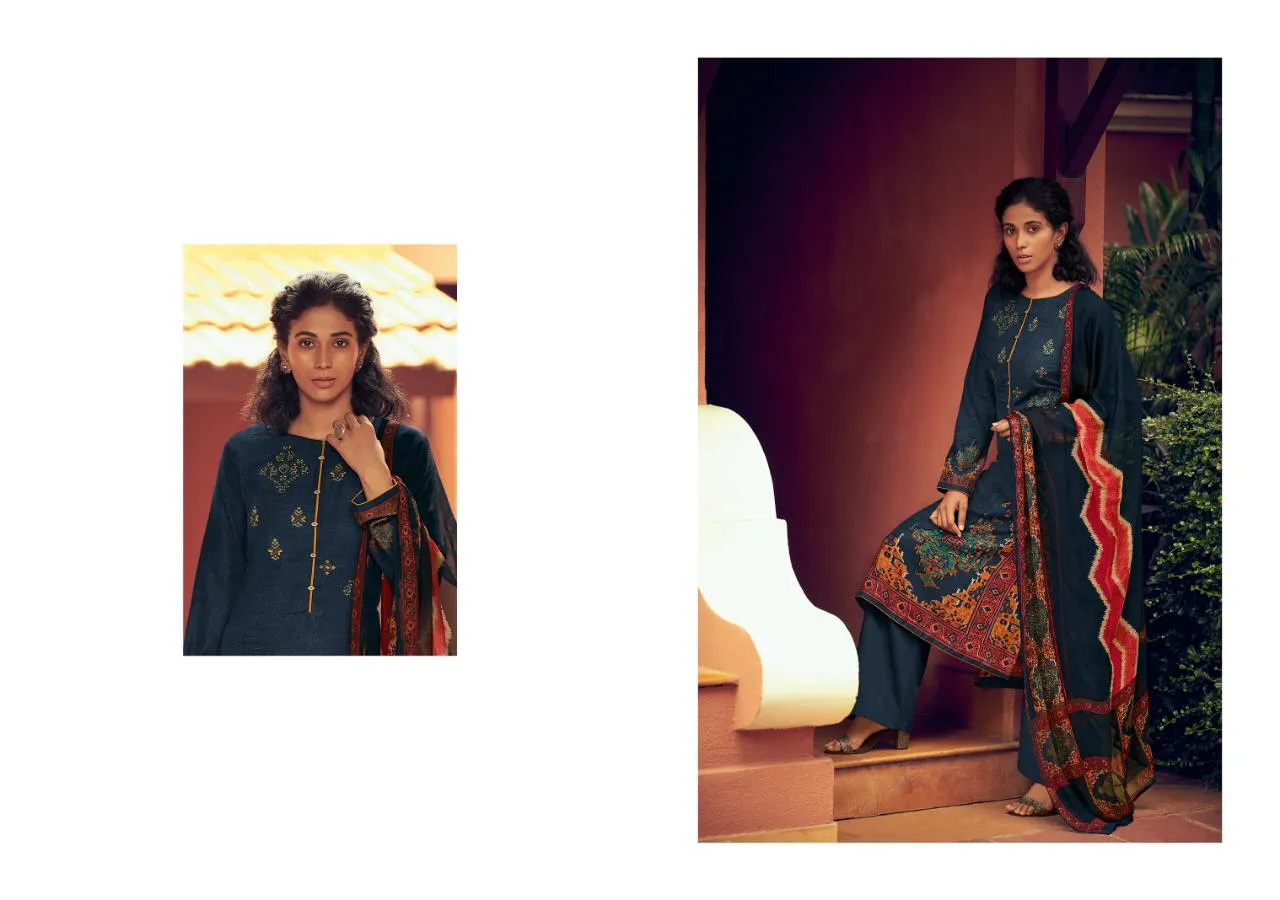 Varsha Fashion Presents Azra Pashmina Printed Fancy Designer Salwar Suits