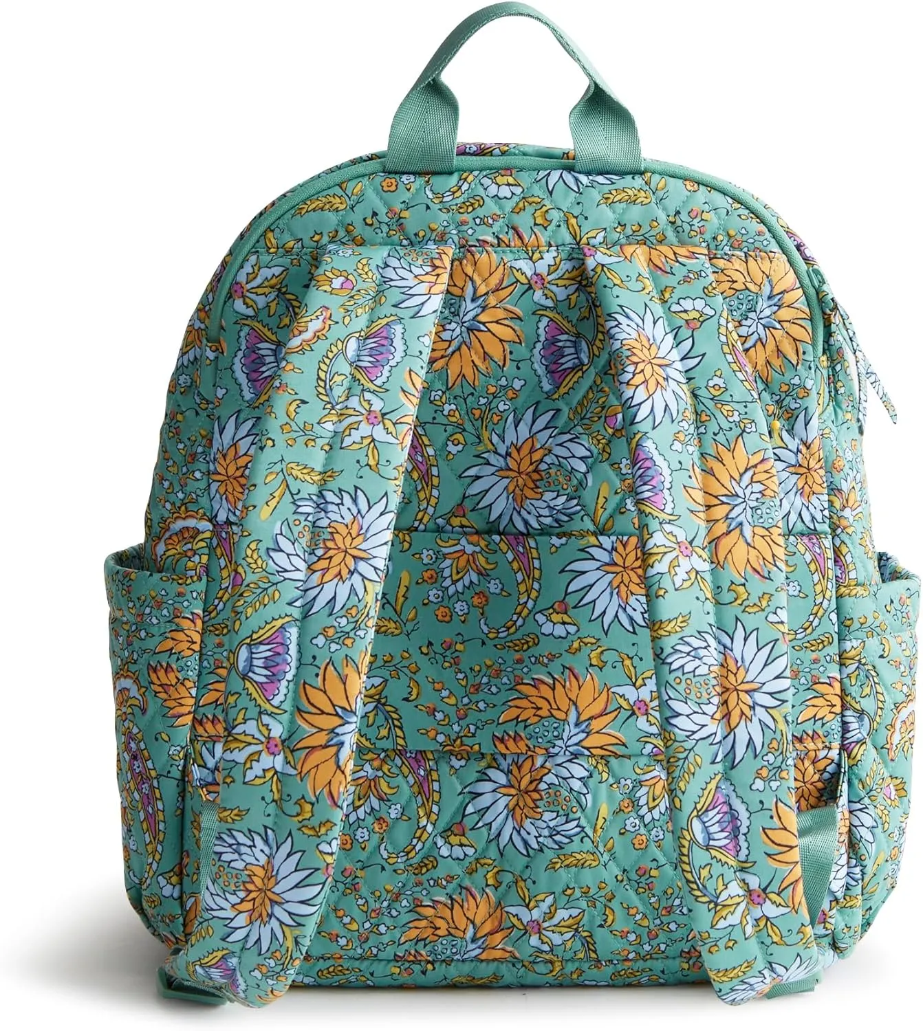 Vera Bradley Premium Cotton Bancroft Backpack, Gemstone Paisley