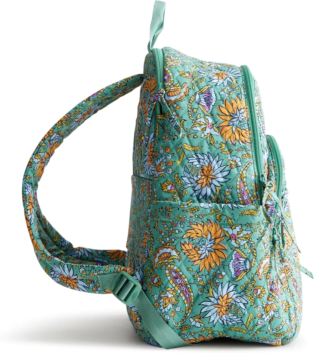 Vera Bradley Premium Cotton Bancroft Backpack, Gemstone Paisley