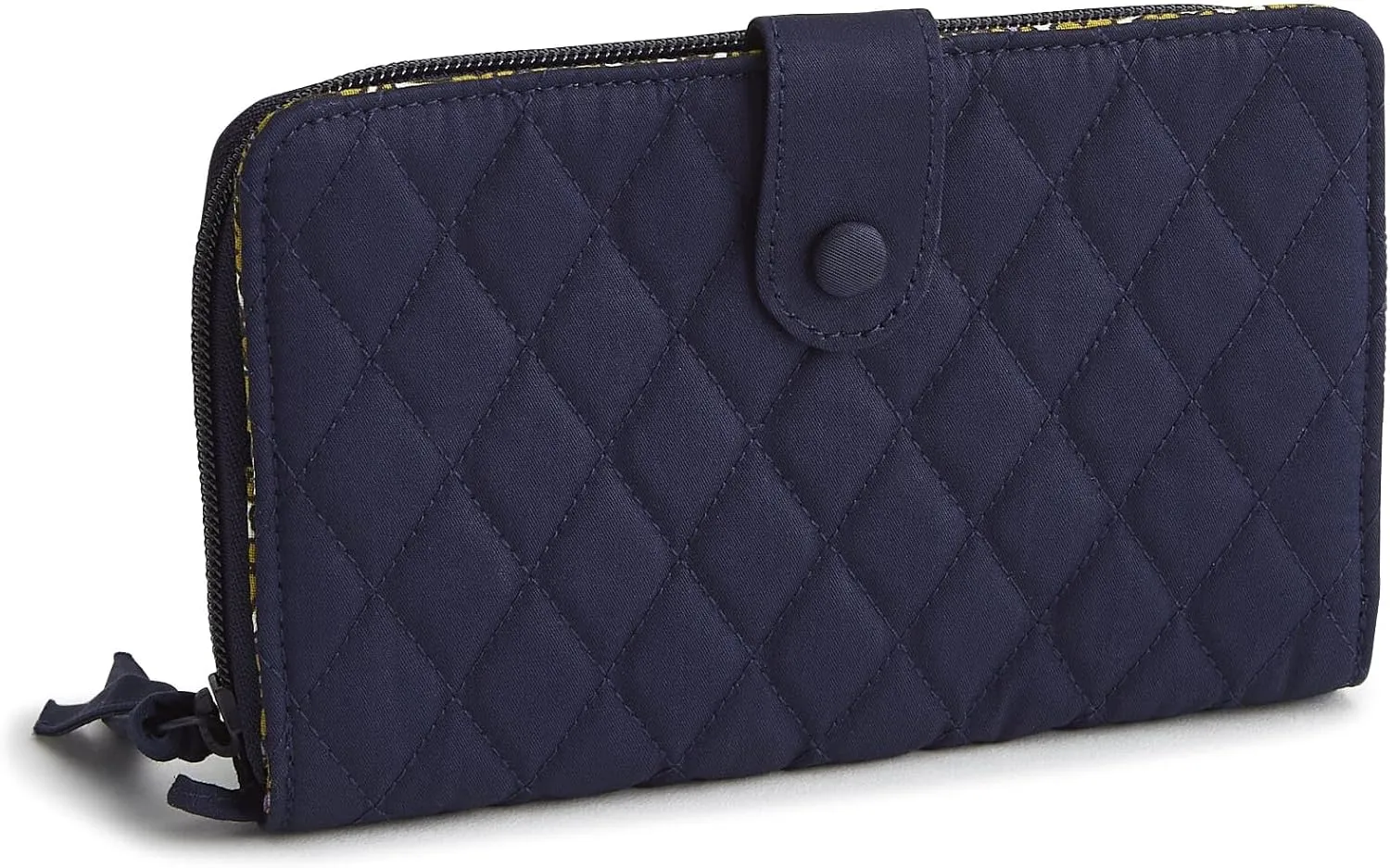 Vera Bradley Premium Cotton Large Tab Wallet, Peacoat