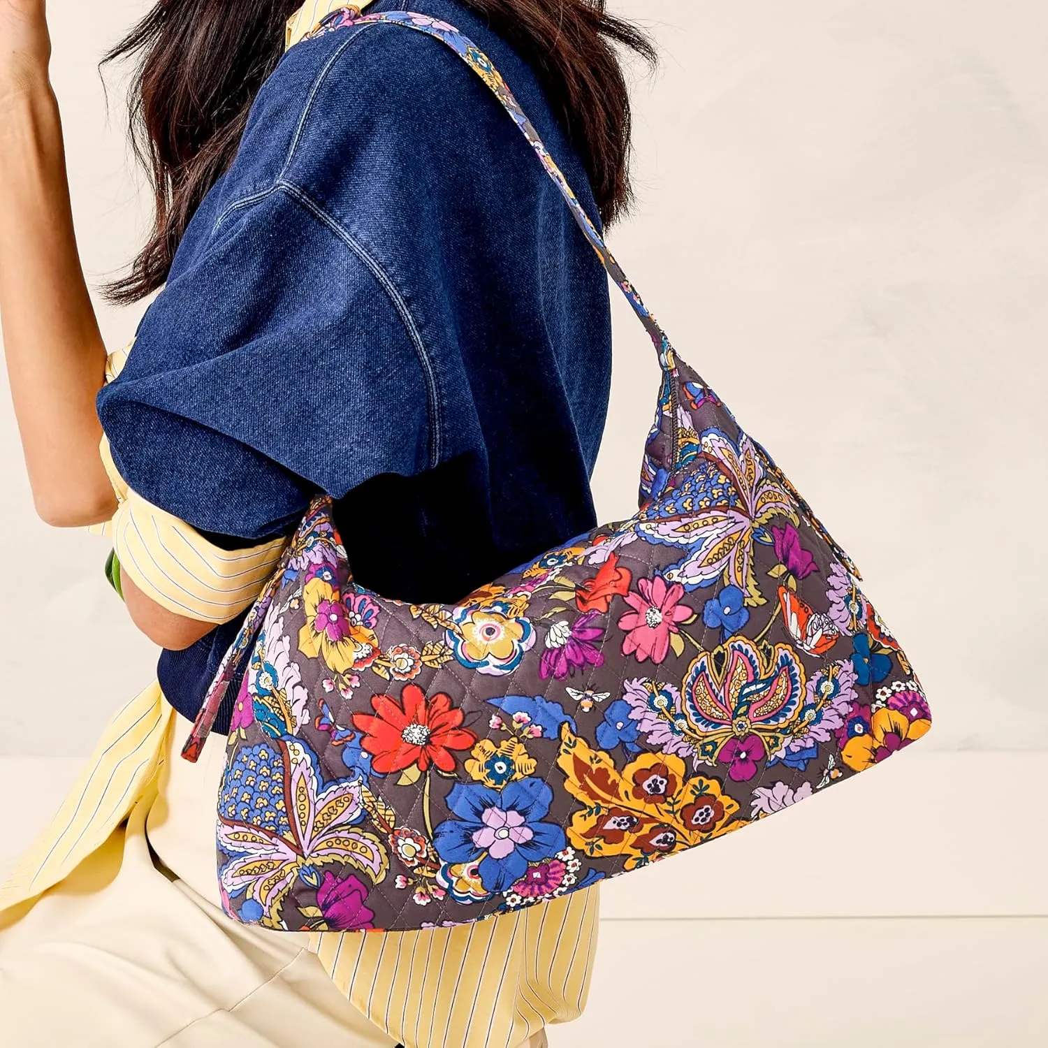 Vera Bradley Premium Cotton Marcelle Shoulder Bag