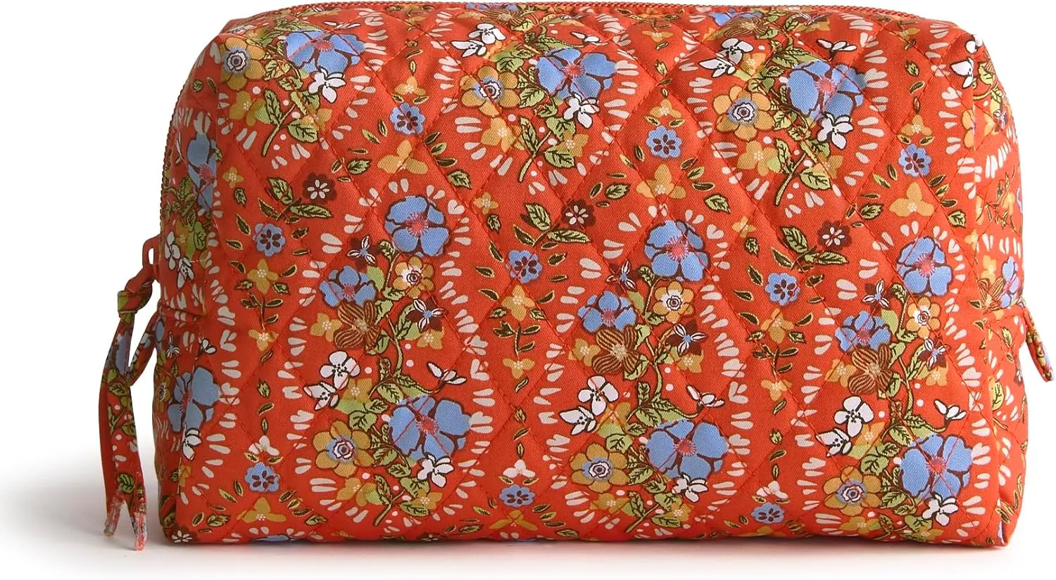 Vera Bradley Premium Cotton Medium Cosmetic, Garden Paisley