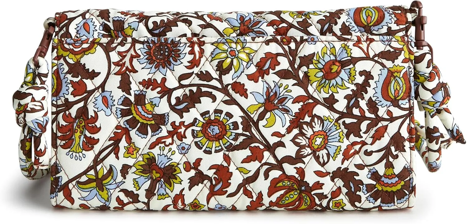Vera Bradley Premium Cotton Wildwood Wallet Crossbody