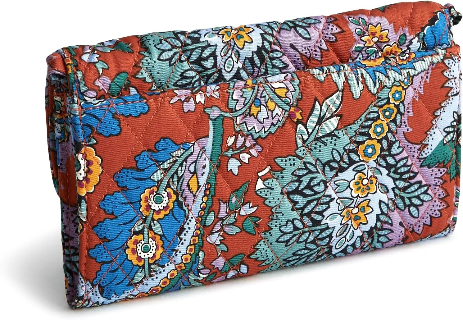 Vera Bradley Premium Cotton Wildwood Wallet Crossbody