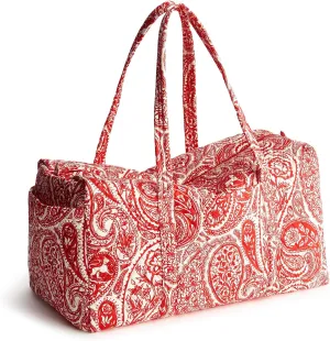 Vera Bradley Women's Premium Cotton Large Original Duffel Travel Bag