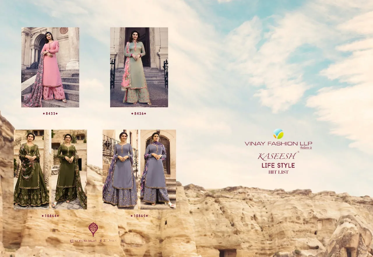 VINAY KASHEESH LIFESTYLE HITLIST HEAVY WORK SUIT WEDDING COLLECTION