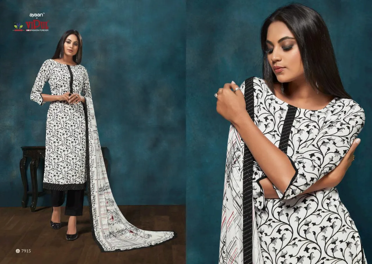 VIPUL FASHION AMYRAH OCCASIONAL WEAR DIGITAL PRINT CREPE DRESS MATERIAL