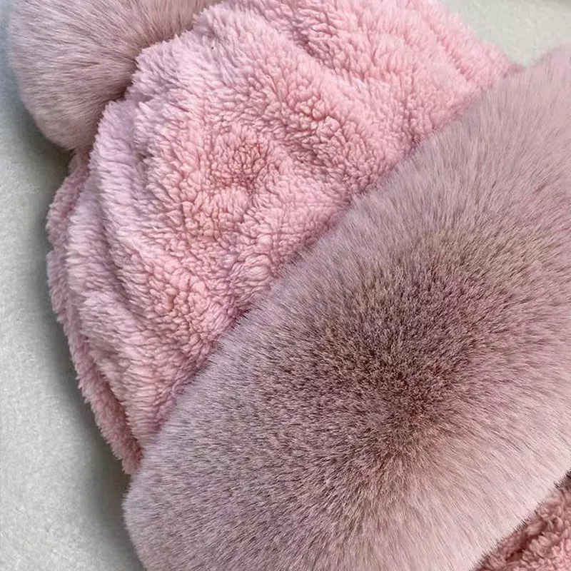 Winter-SpecialsWomen's Winter Warm Windproof Plush Scarf Hat