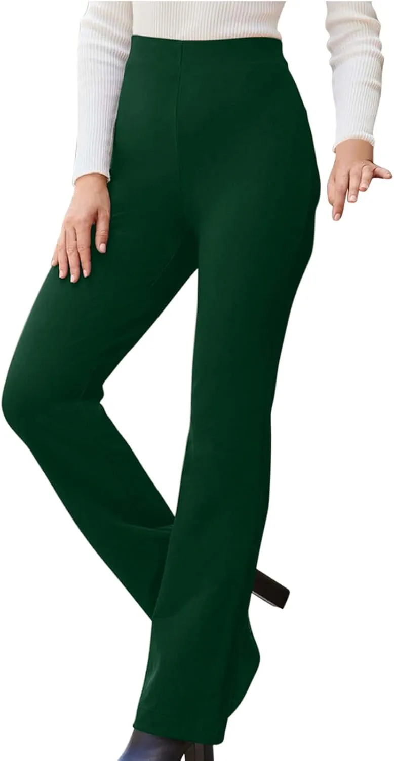 Women Dress Pants Trouser Slack High Waist Stretch Bootcut Pant Tall, Petite, Regular for Work Office Business Casual