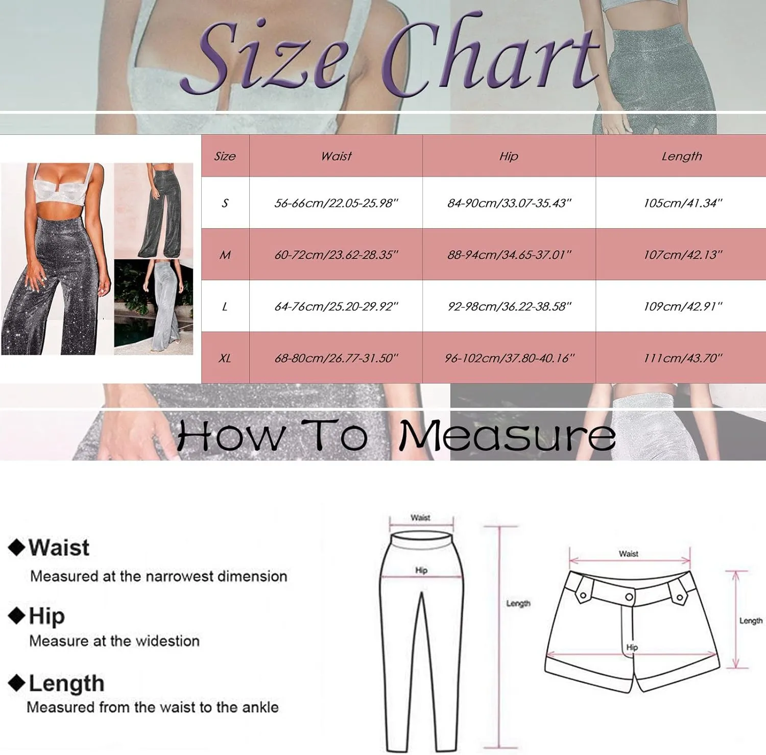 Women's Joggers Pants Ladies Silk High Waist Drape Zip Wide Leg Flared Pants Night Out Casual Slacks Pants Womens