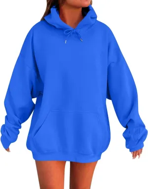 Womens Oversized Hoodies Winter Fleece Sweatshirts Pullover 2024 Fashion Tops Trendy Outfits