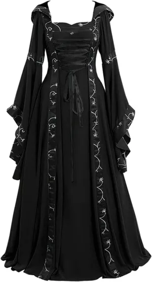 Womens Renaissance Dress White Dress Women Plus Size Sexy Halloween Costumes for Women Costumes Women Renaissance Cloak 60 S Costumes for Women