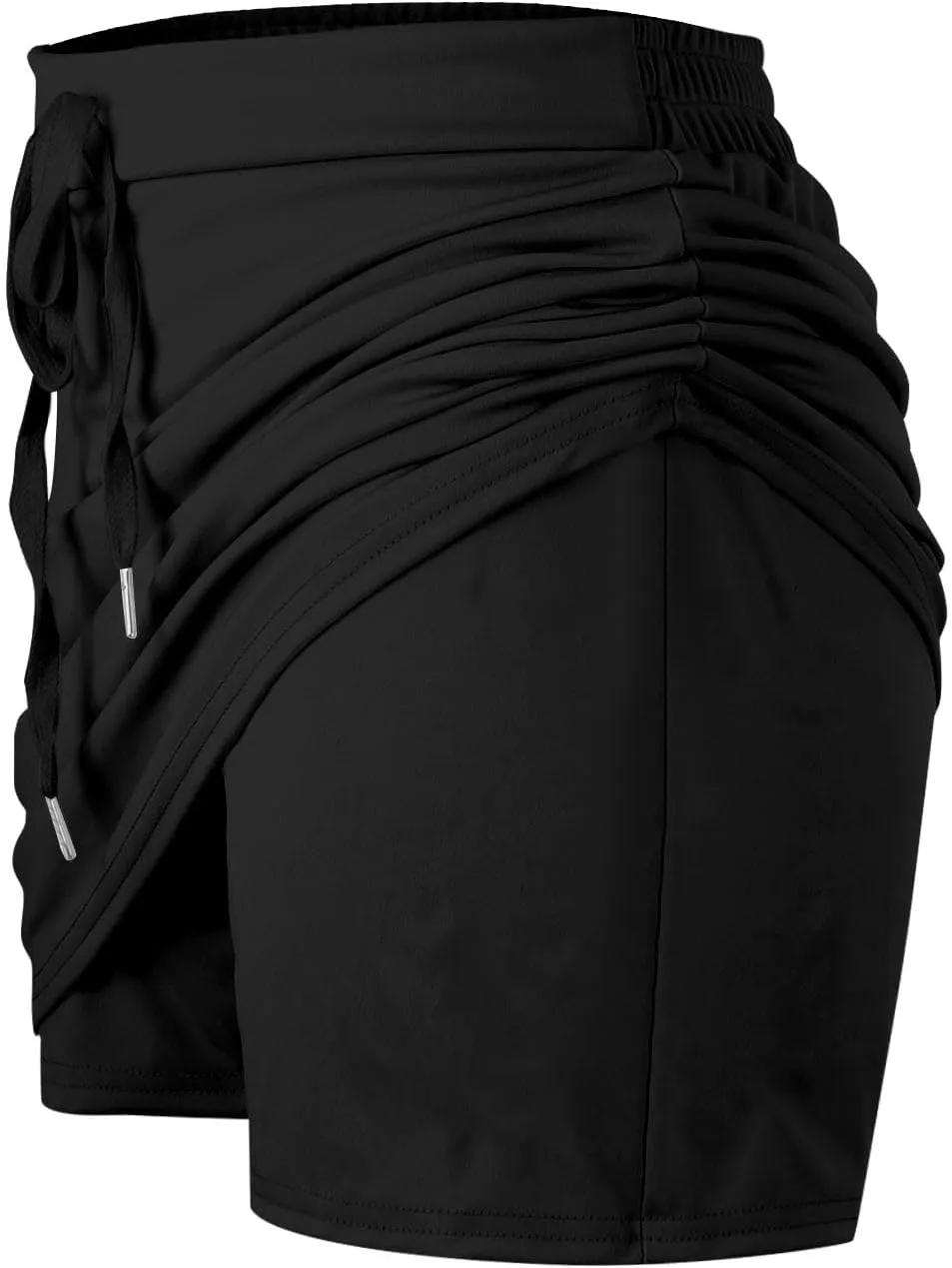 Womens Skorts with Pockets Tummy Control Plus Size Tennis Skirts High Waist Athletic Sports Pants Casual Shorts