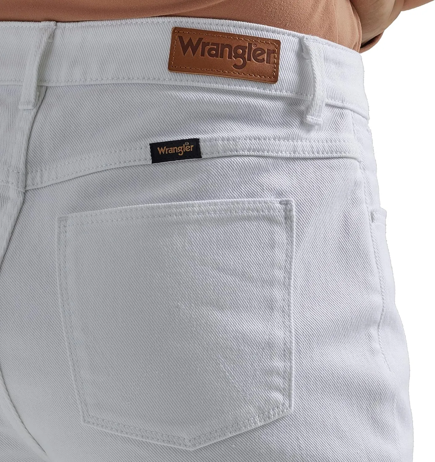 Wrangler Women's High-Rise Rodeo Straight Leg Crop Jean