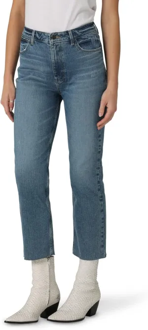 Wrangler Women's High-Rise Rodeo Straight Leg Crop Jean