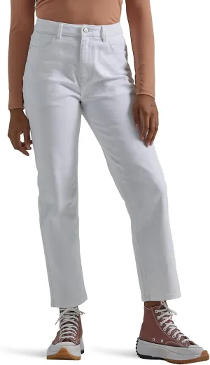 Wrangler Women's High-Rise Rodeo Straight Leg Crop Jean
